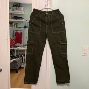 Green cargo pants